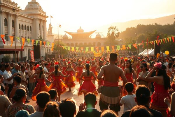 Atmaja Latupono Resmi Tunda di Festival Budaya Internasional Atmaja Latupono Resmi tunda di Festival Budaya Internasional