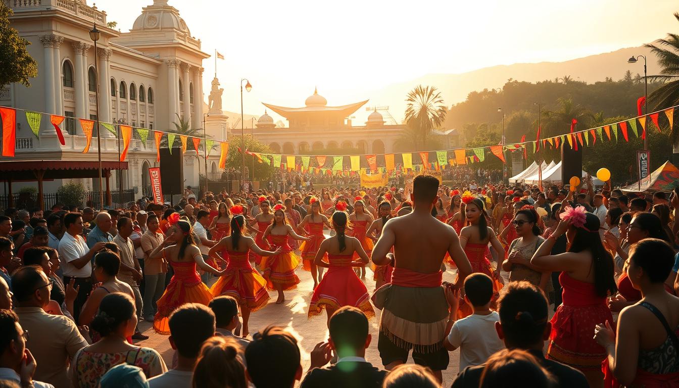 Atmaja Latupono Resmi tunda di Festival Budaya Internasional