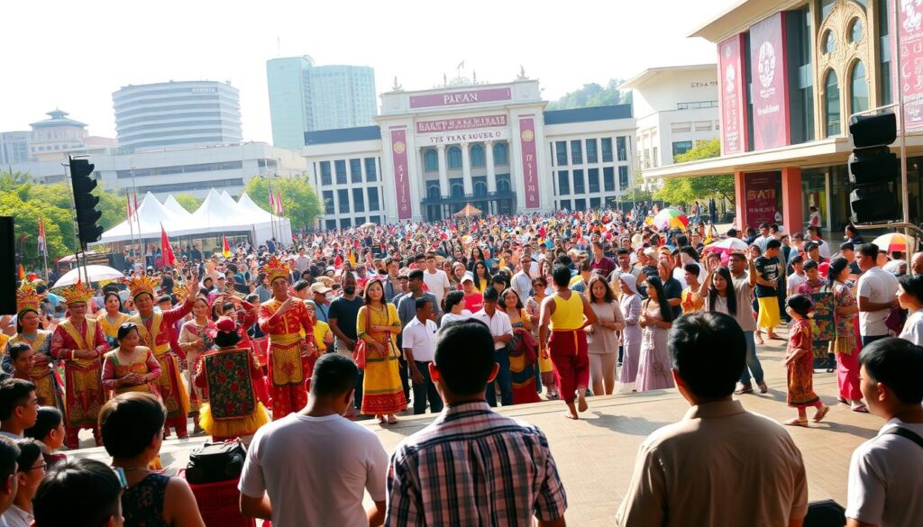 peserta festival budaya Bandung