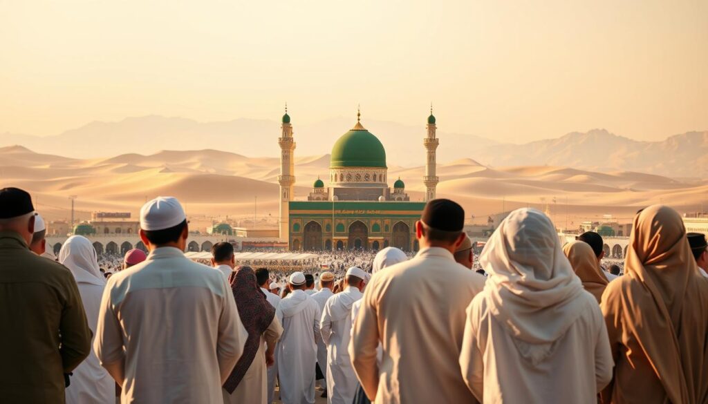 Jemaah Haji RI di Madinah